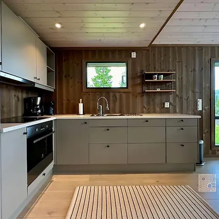 Modern Skeikampen With Ski-in Out Cross Country Trails & Great View Aulstad