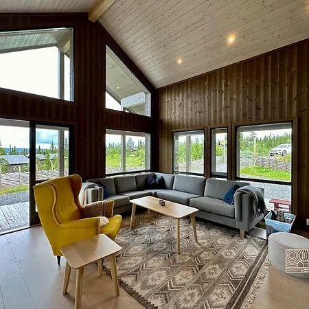 Modern Skeikampen With Ski-in Out Cross Country Trails & Great View 度假居 Aulstad