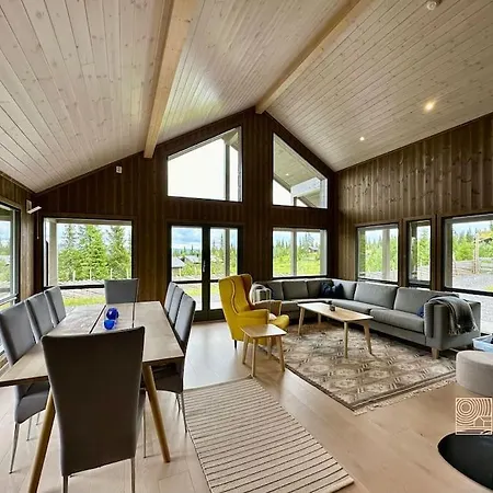 Modern Skeikampen With Ski-in Out Cross Country Trails & Great View