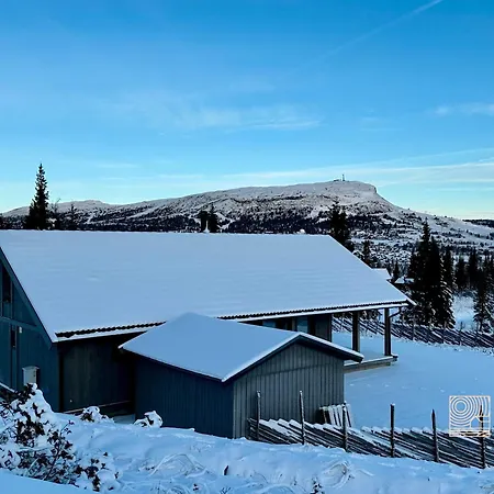 Modern Skeikampen With Ski-in Out Cross Country Trails & Great View 度假居