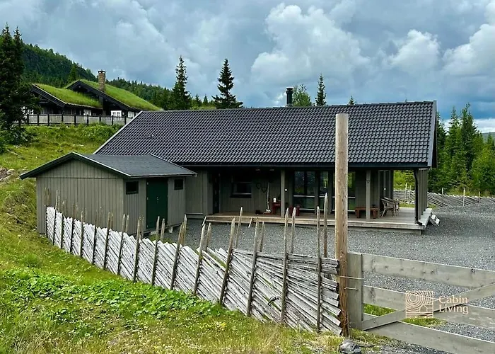 Modern Skeikampen With Ski-in Out Cross Country Trails & Great View * Aulstad