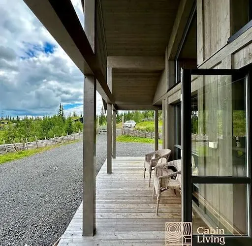 Modern Skeikampen With Ski-in Out Cross Country Trails & Great View Feriehus