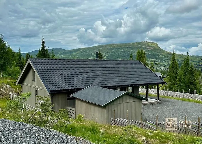 Modern Skeikampen With Ski-in Out Cross Country Trails & Great View Feriehus Aulstad