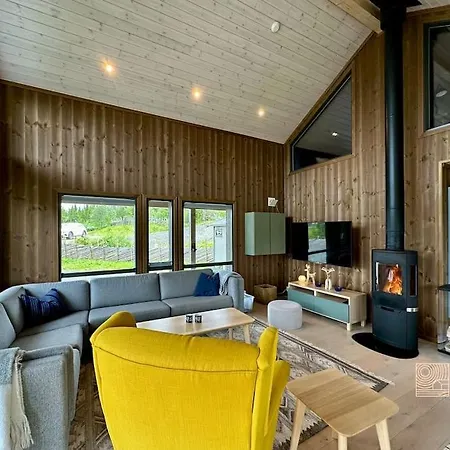 Modern Skeikampen With Ski-in Out Cross Country Trails & Great View