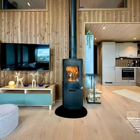 Modern Skeikampen With Ski-in Out Cross Country Trails & Great View