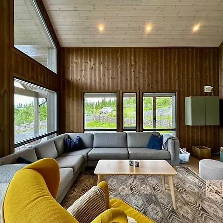 Modern Skeikampen With Ski-in Out Cross Country Trails & Great View Feriehus Aulstad