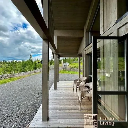 Modern Skeikampen With Ski-in Out Cross Country Trails & Great View Feriehus